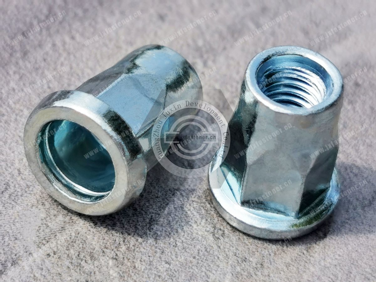 High Flat Head Open end Part Hexagonal body Blind Rivet Nuts—Open End