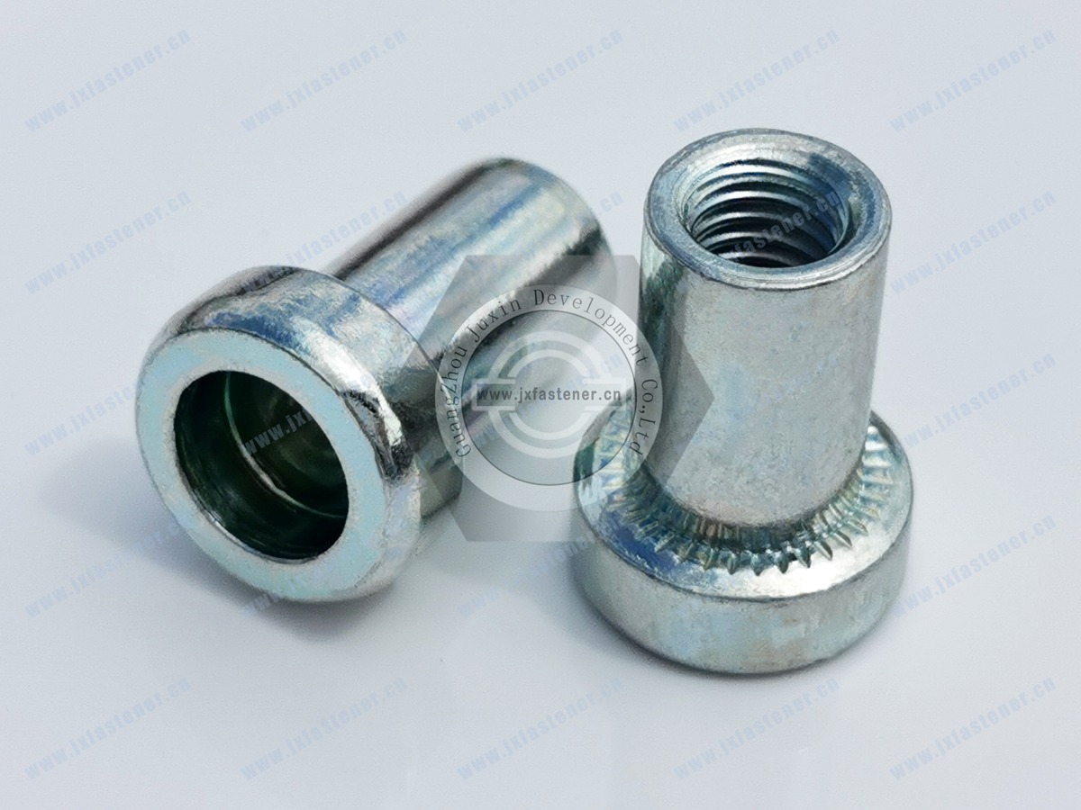 High 5mm Flat Head Open  Round Body Plain Blind Rivet Nuts—Open End