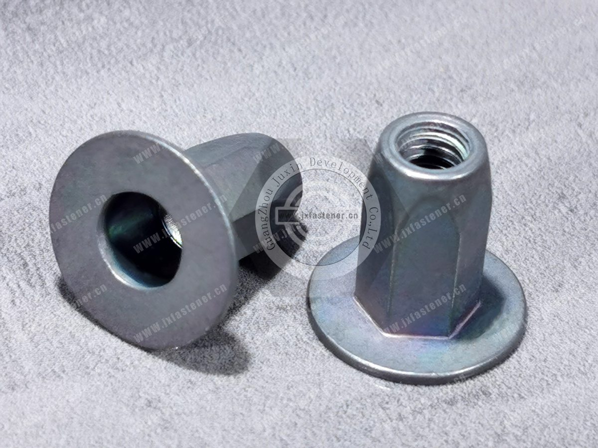 Flat Head Open end Full Hexagonal body Blind Rivet Nuts—Open End