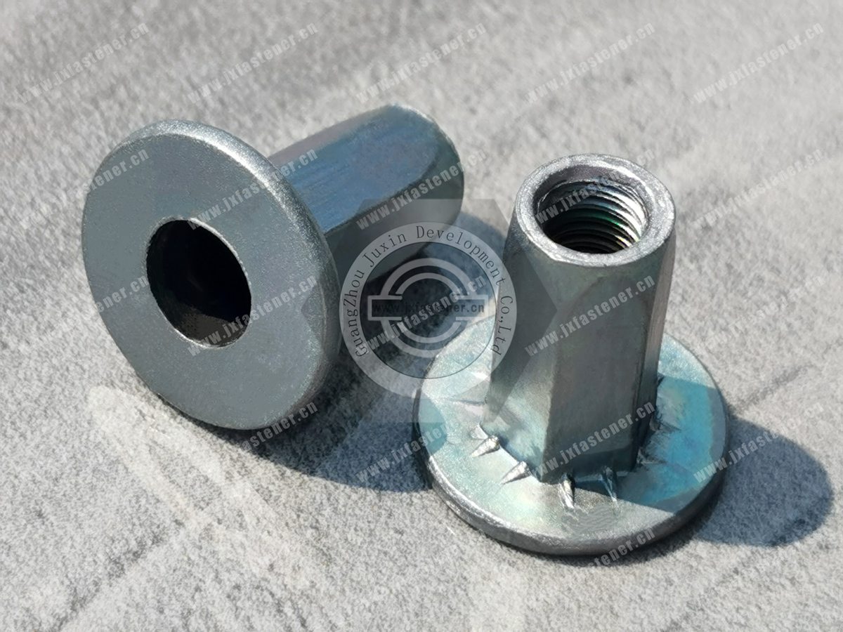 Flat Head Open end Full Hexagonal body Blind Rivet Nuts—Open End