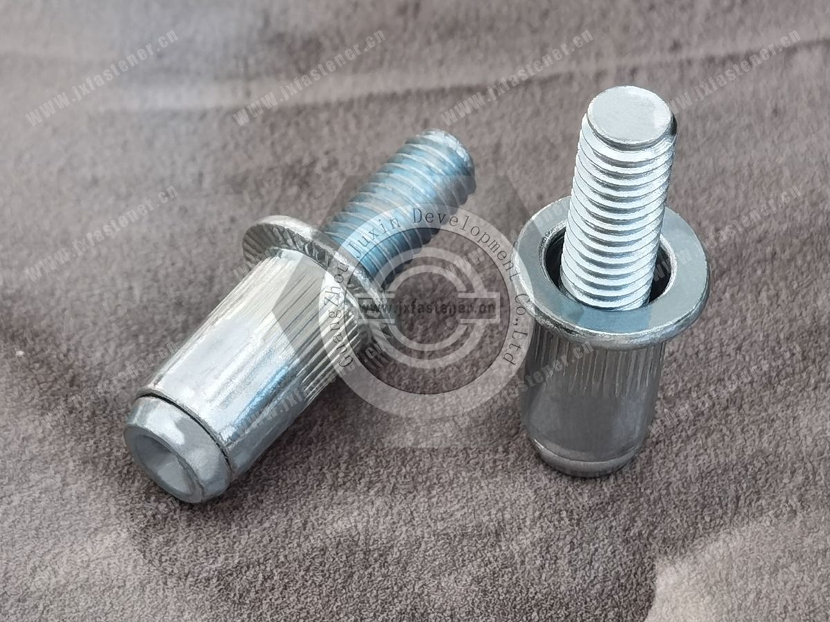 Flat Head Body Knurled Blind Rivet Studs