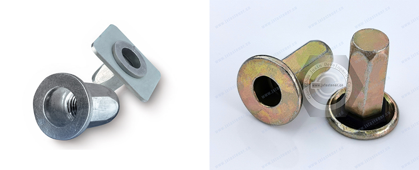 Blind rivet nuts and studs for the automotive industry