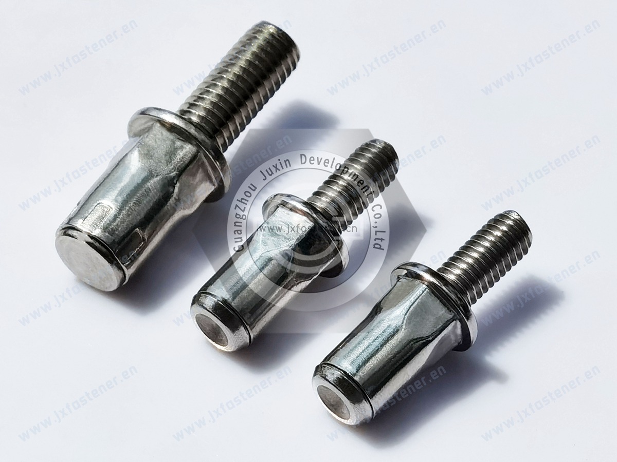 Flat Head Part Hexagonal Body Blind Rivet Studs