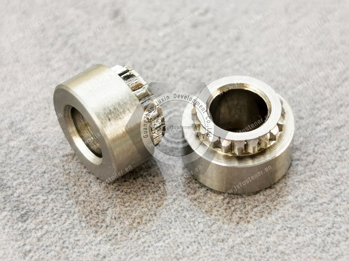 Broaching  nuts Non-thread  Thru-Hole - Types JX-KFE, KFSE