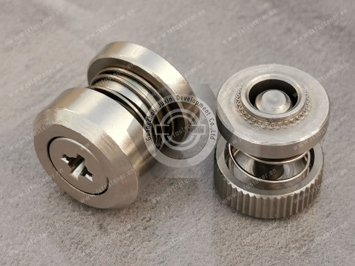 Low Profile Knob, Spring-loaded – Types  JX-PF50, JX-PF60