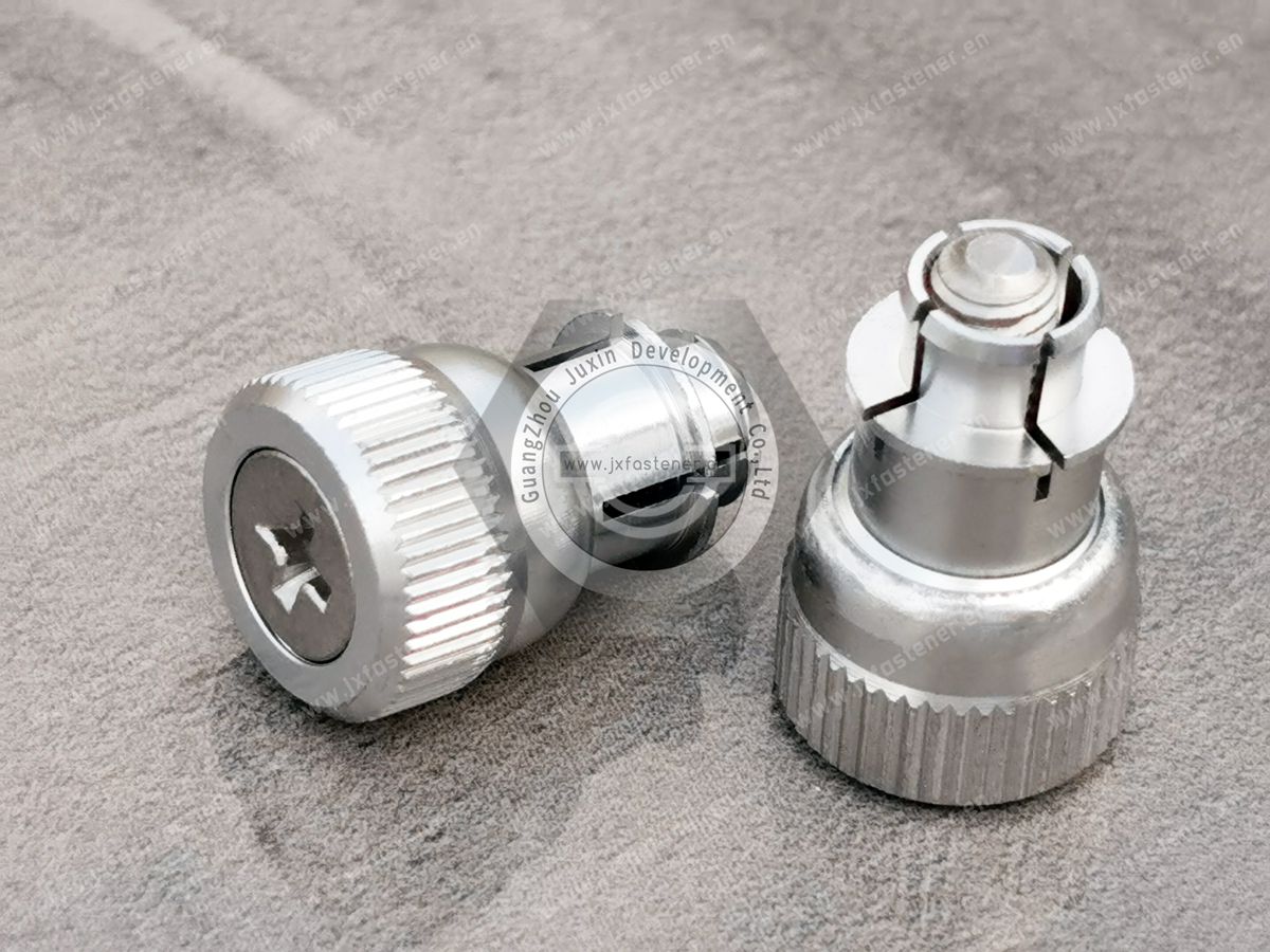 Large Knob, Spring-loaded – Types JX-PF18, JX-PF28, JX-PF38