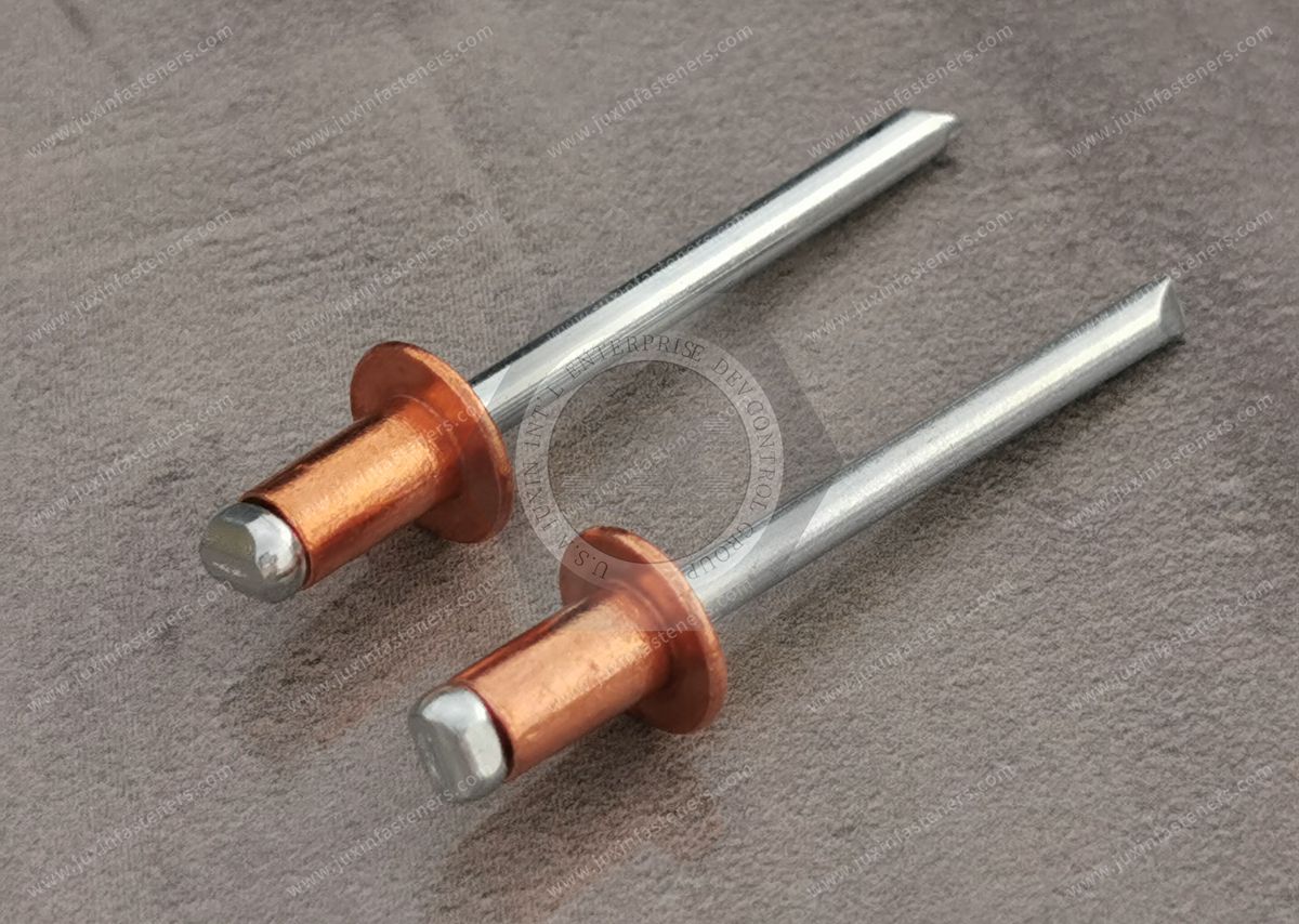 Open End Domed head Copper Blind rivet