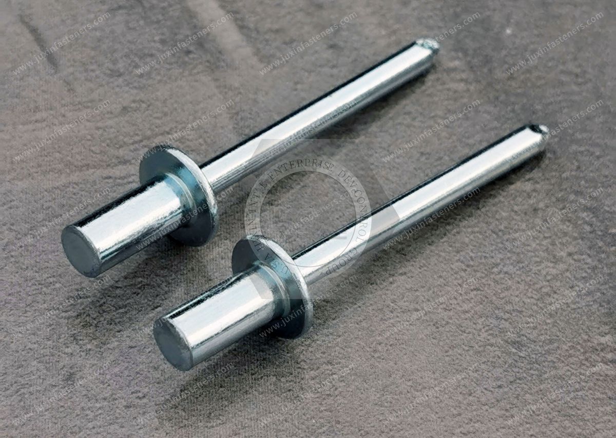 Close End Domed Head Steel Blind Rivets