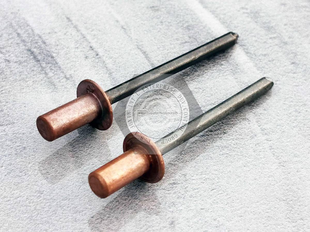 Close End Domed Head Copper Blind Rivets