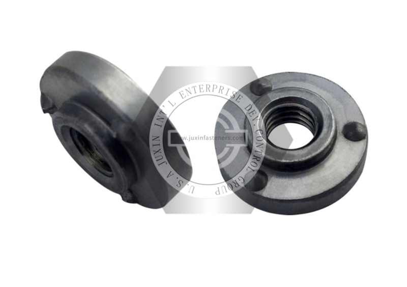 Round weld nuts