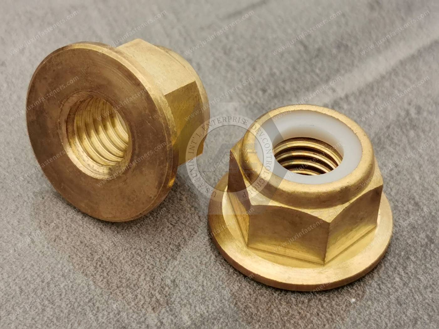 Brass Nylon-Insert Locknuts