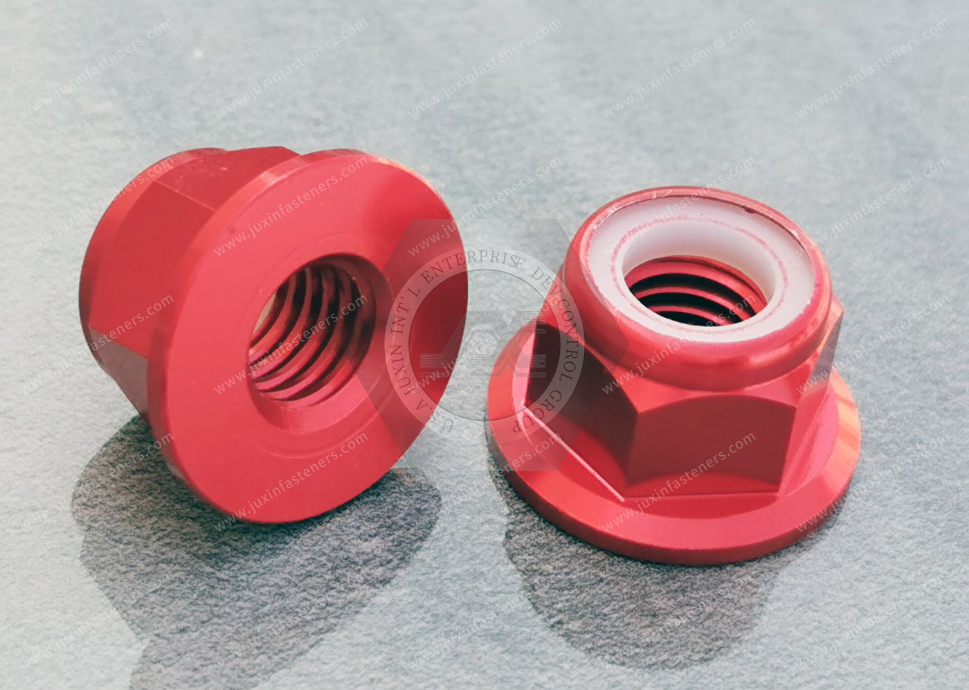 Aluminium Nylon-Insert Flange Locknuts