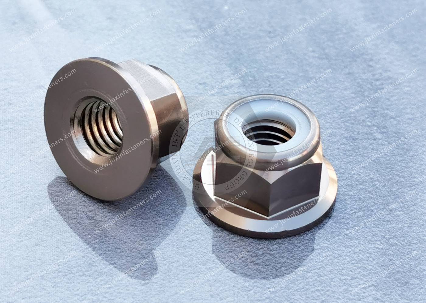 Aluminium Nylon-Insert Flange Locknuts