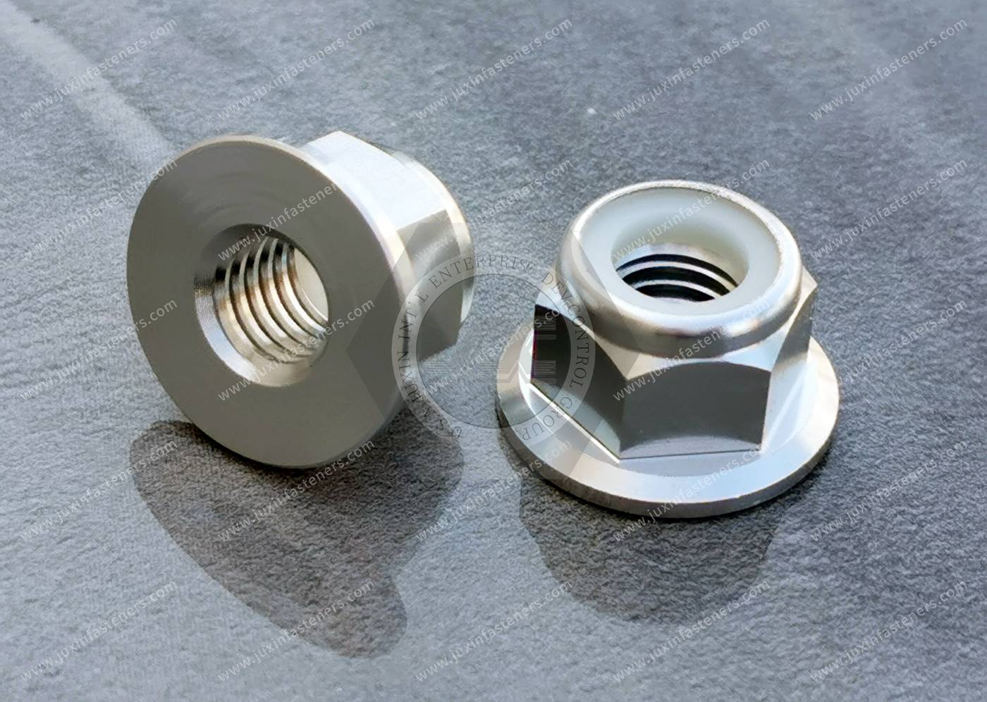 Aluminium Nylon-Insert Flange Locknuts