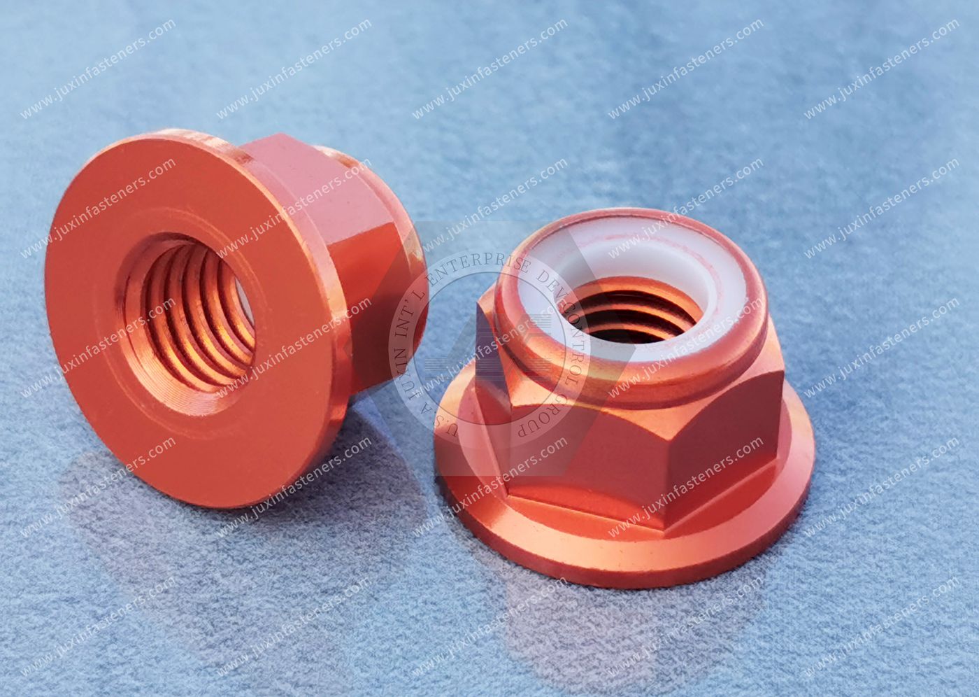 Aluminium Nylon-Insert Flange Locknuts