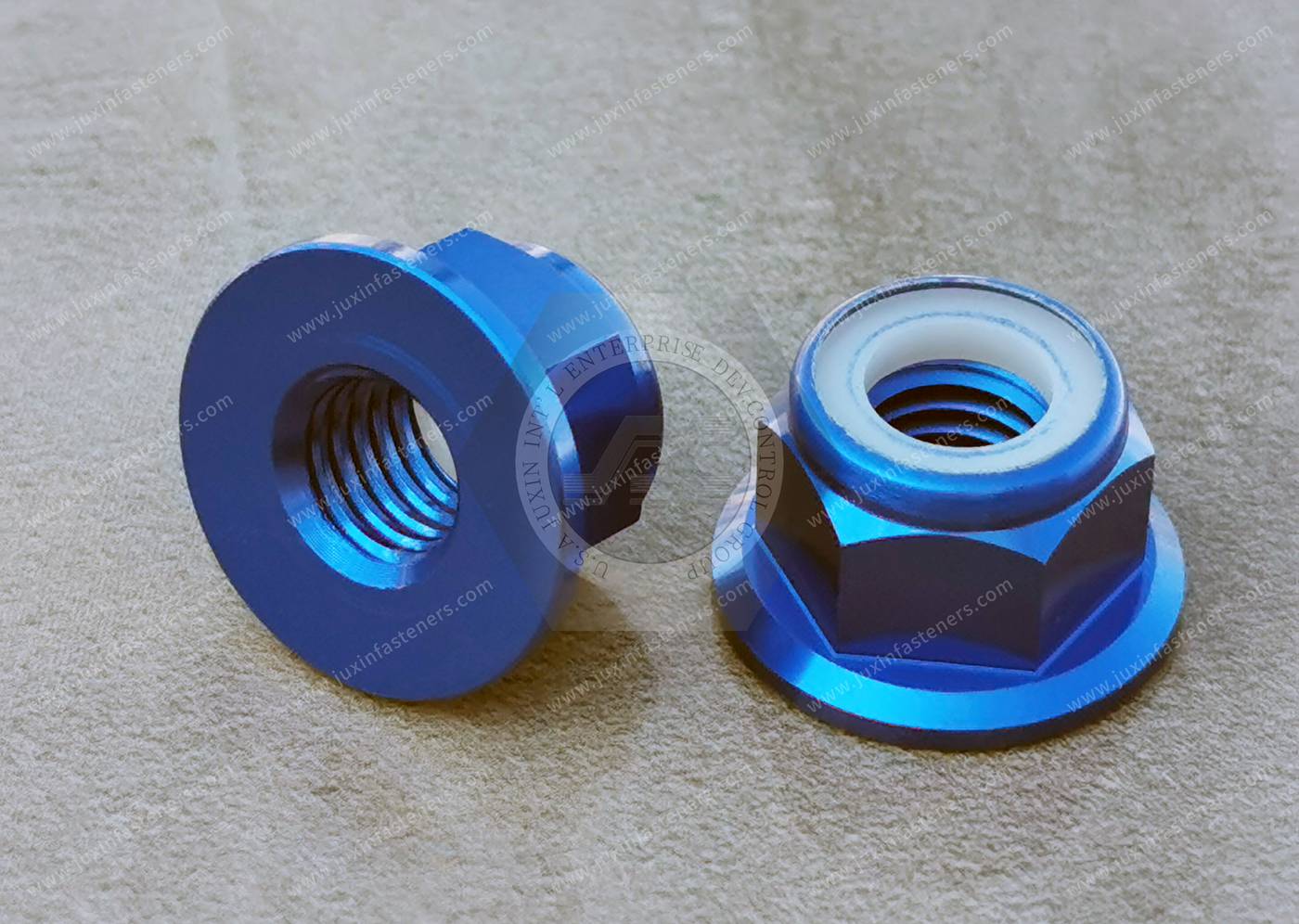 Aluminium Nylon-Insert Flange Locknuts