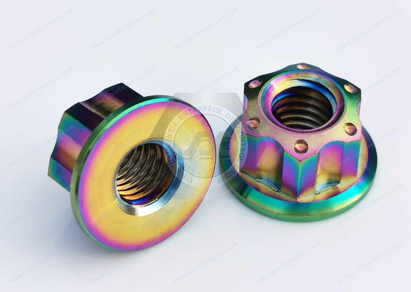 High-Quality Color Plated M6 Titanium Alloy Motorcycle nut