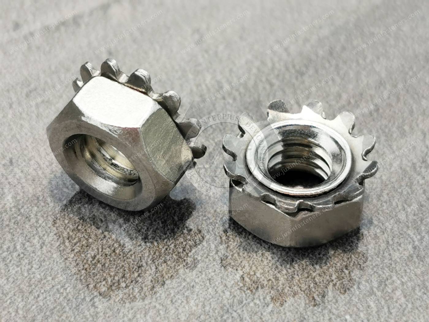 Stainless Steel Locknuts with External-Tooth Lock Washer