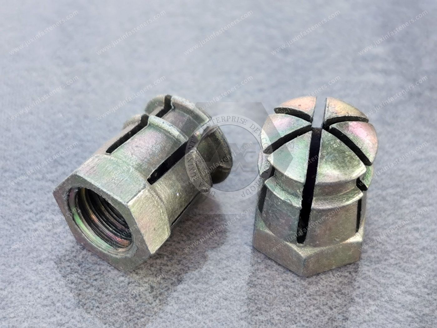 Zinc alloy expansion nut three-in-one connector/screw/eccentric wheel/connector/furniture expansion nut