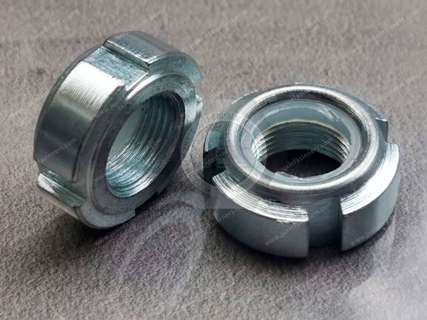 Nylon anti-back lock nut anti-loose self-locking round nut (Bearing Retaining Nuts)