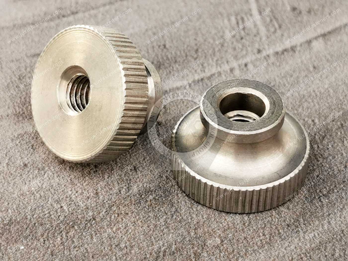 Knurled Nut With Collar