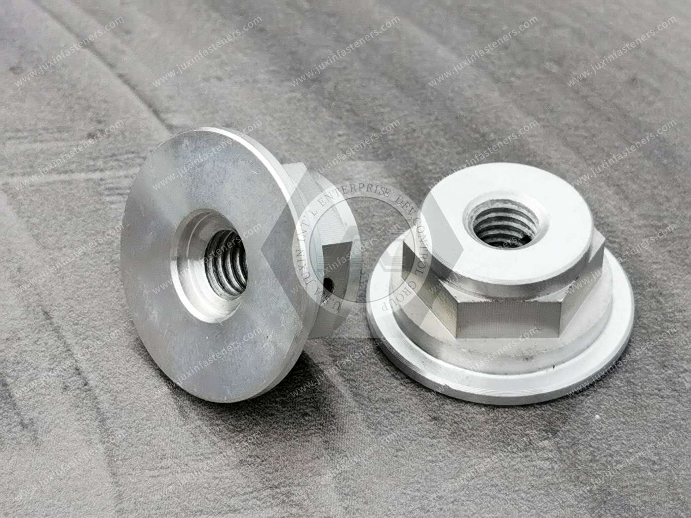 Aluminum alloy flange nut