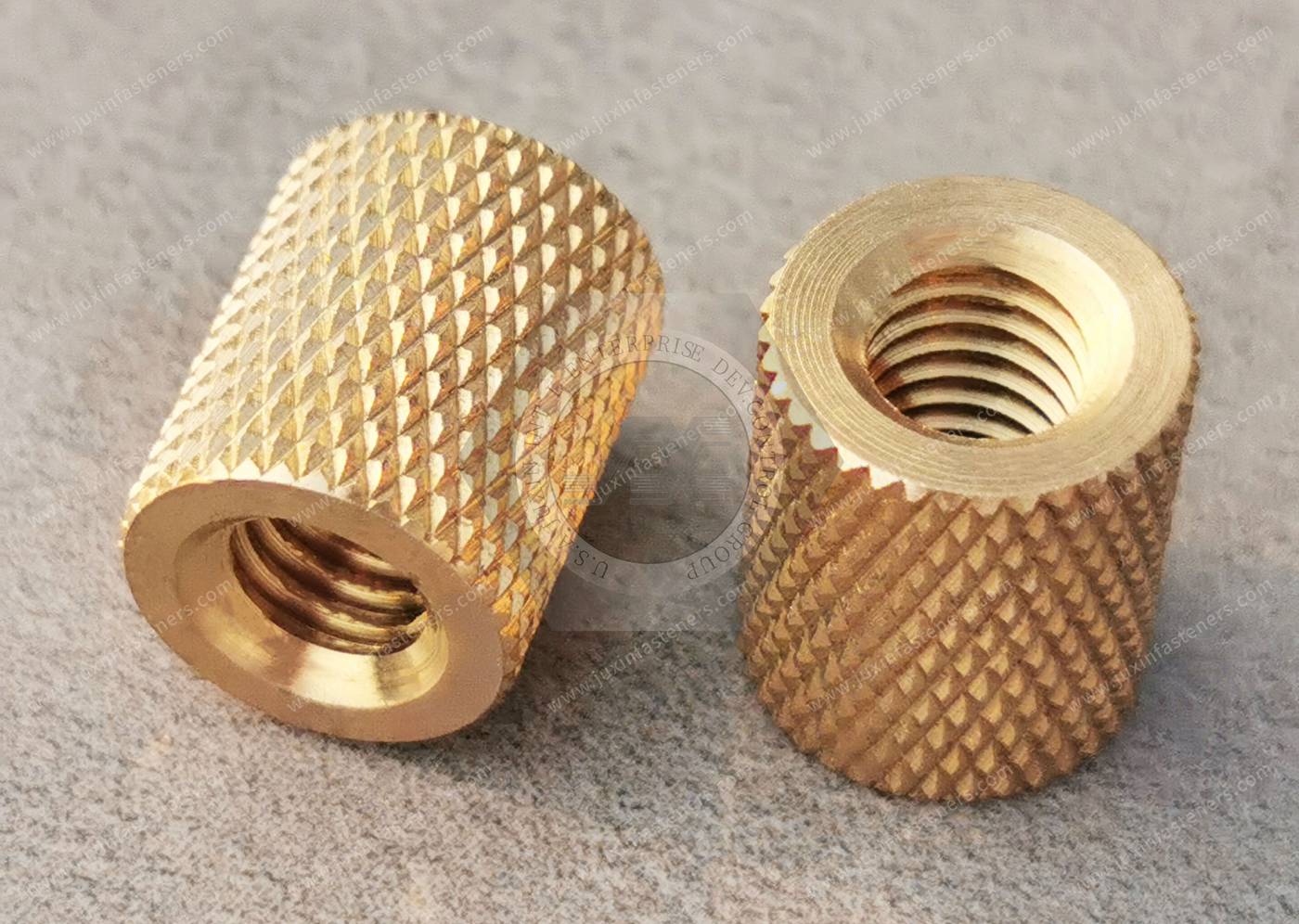 Knurled Spacers – Types JX-STKA, JX-STKB, JX-STKC