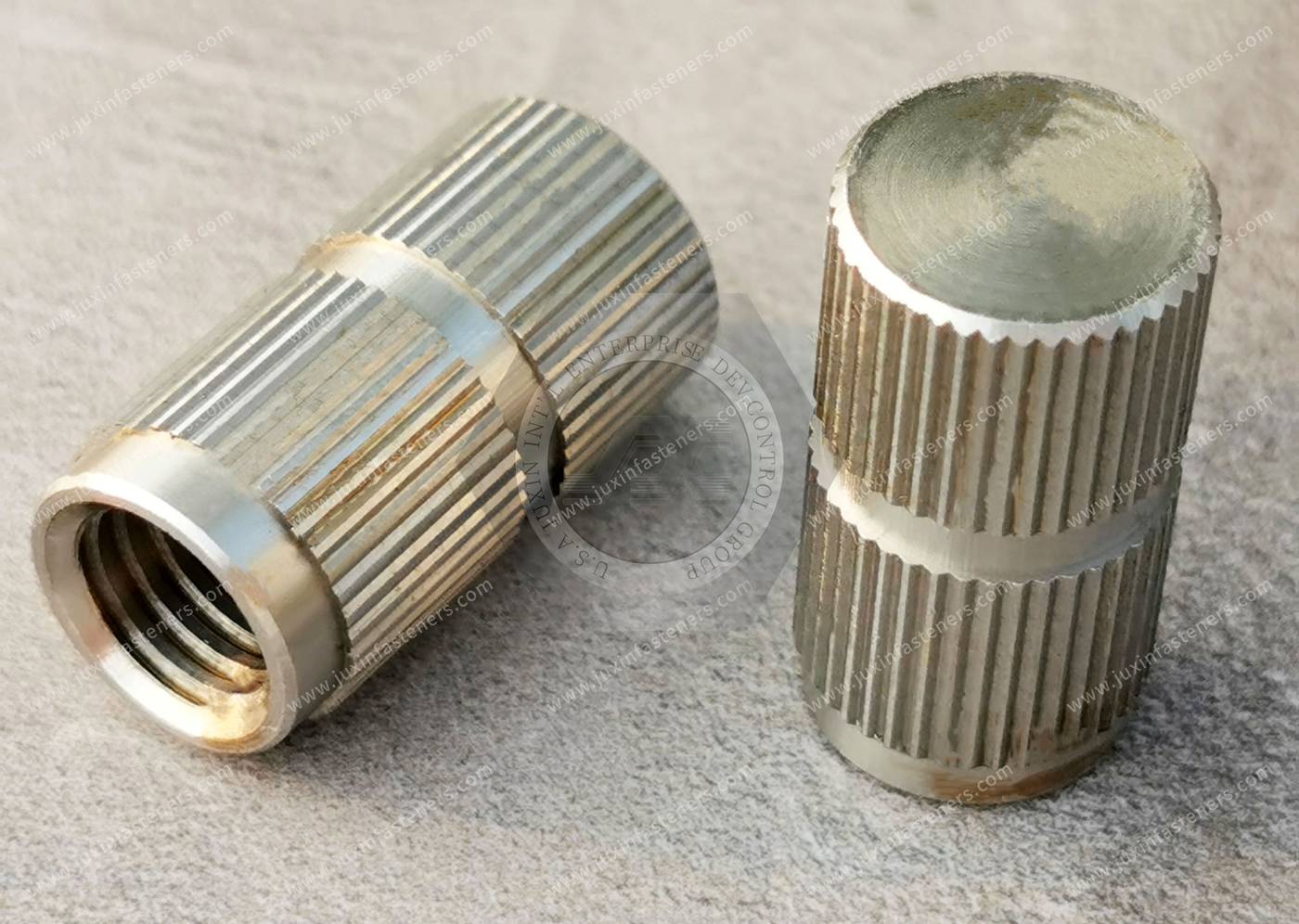 Closed Insert Nuts For Plastics Mouldings - Round Without Shoulder - Type JX-DIN16903S