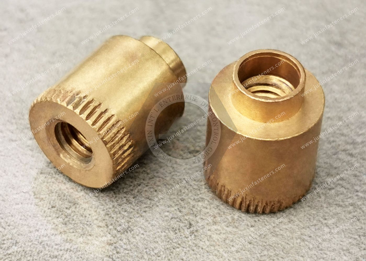 Metric Brass Press-Fit Nuts for Sheet Metal