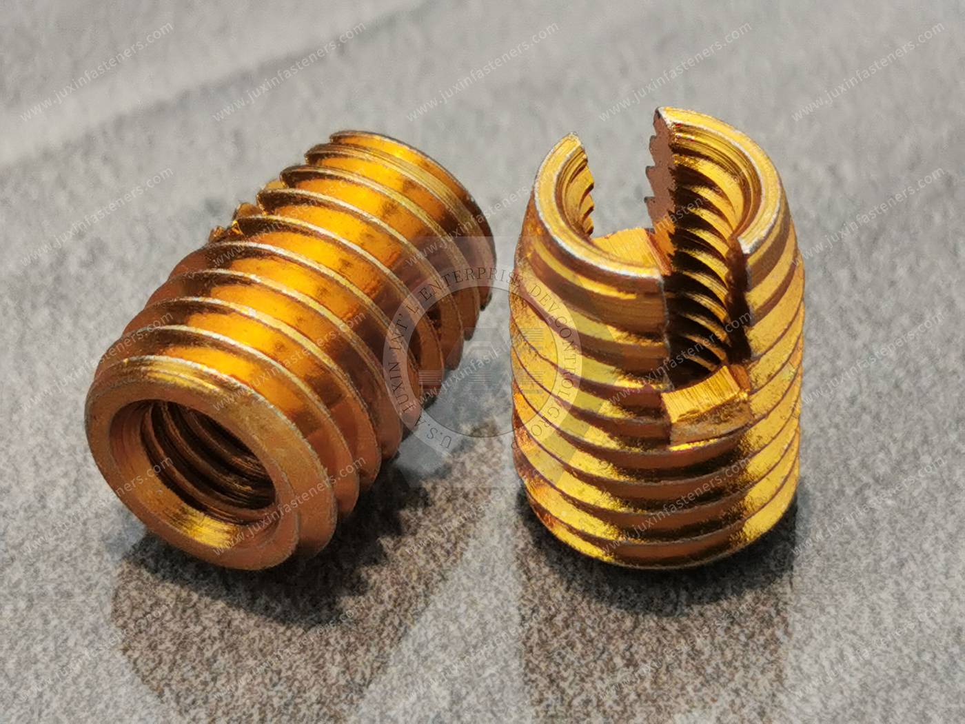 Brass Self-tapping inserts nuts for Plastic