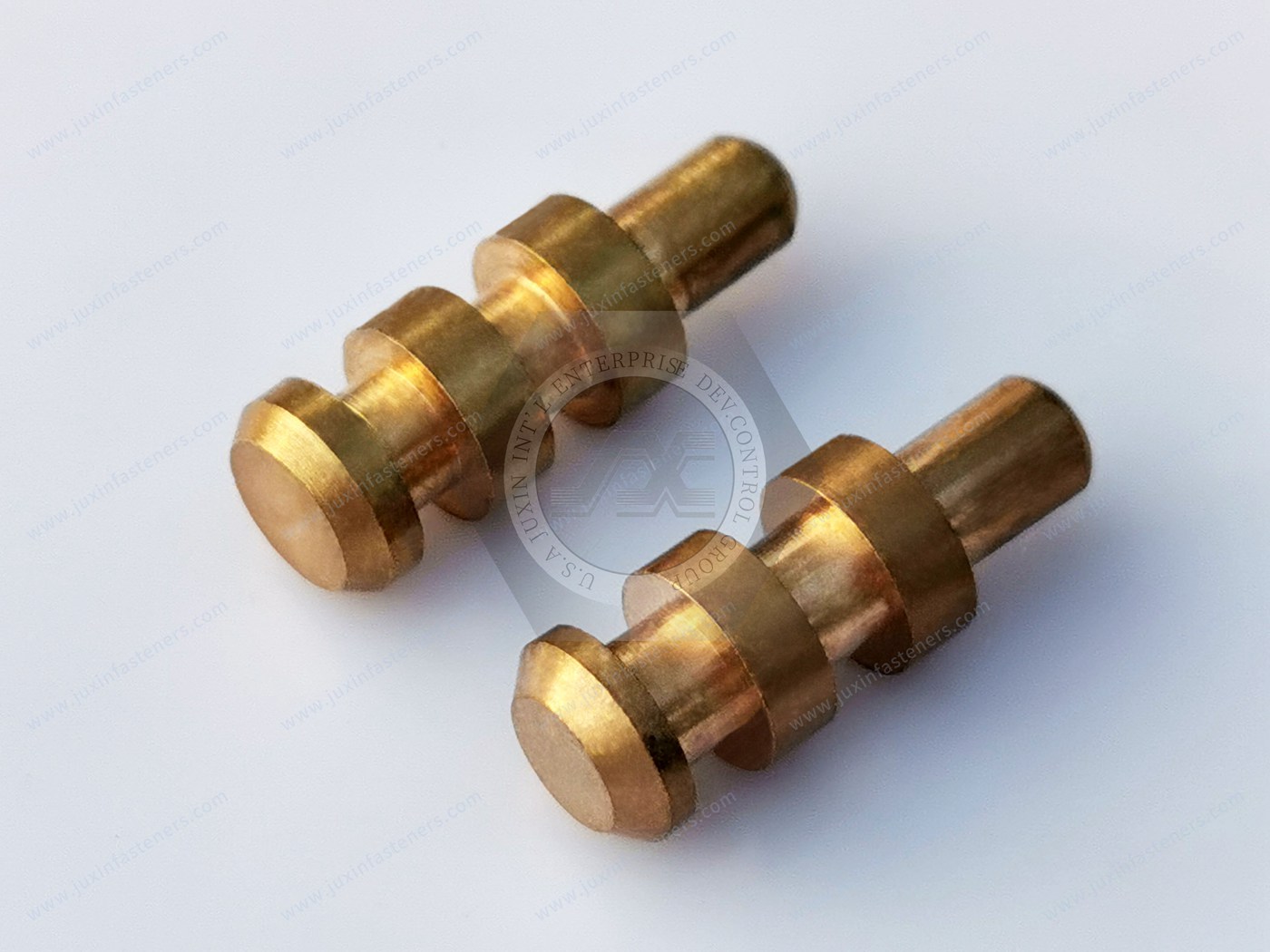 Brass Center-Knurled Dowel Pins