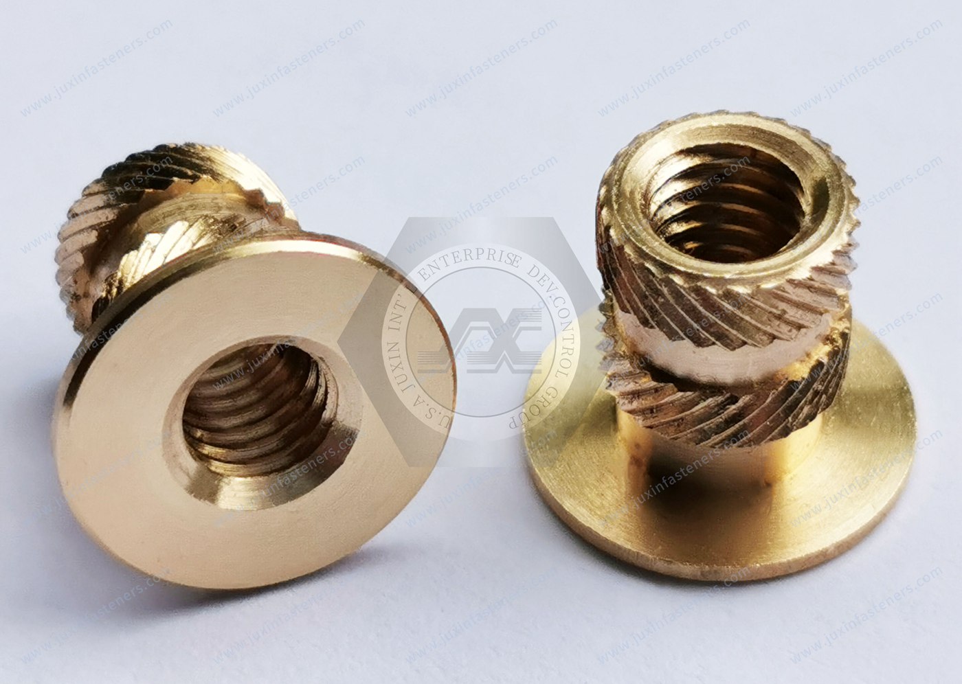 M8 Brass Tapered Heat-Set Inserts for Plastic