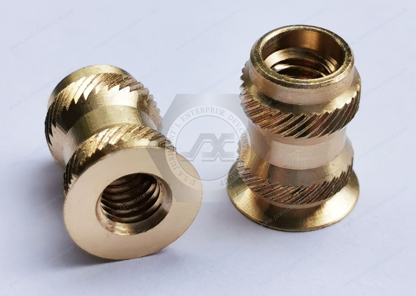 M8Brass Tapered Heat-Set Inserts for Plastic