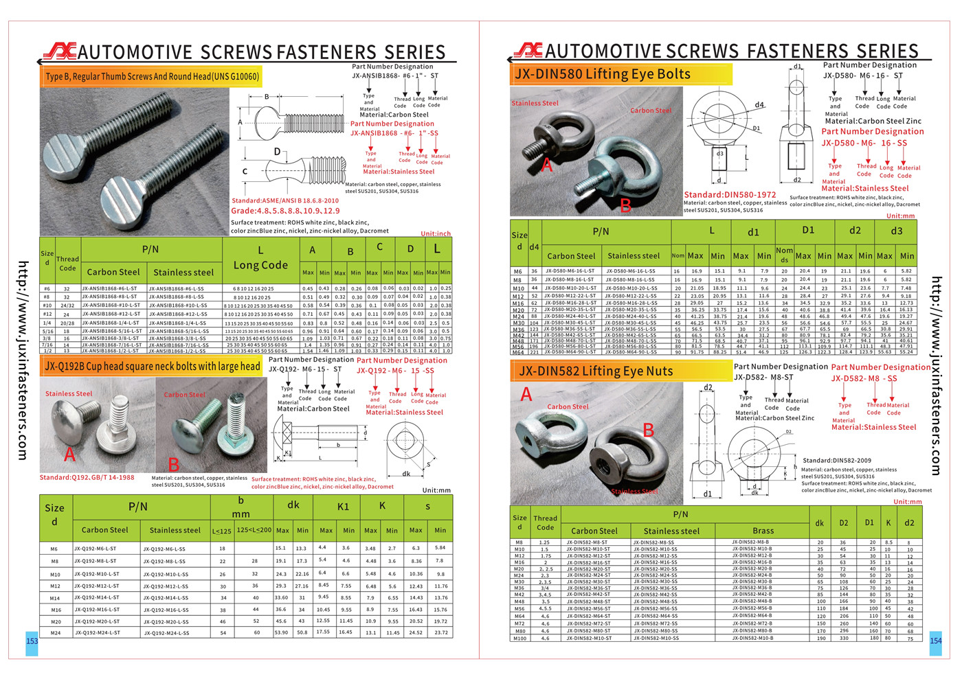 Automotive Screws Fasteners Series