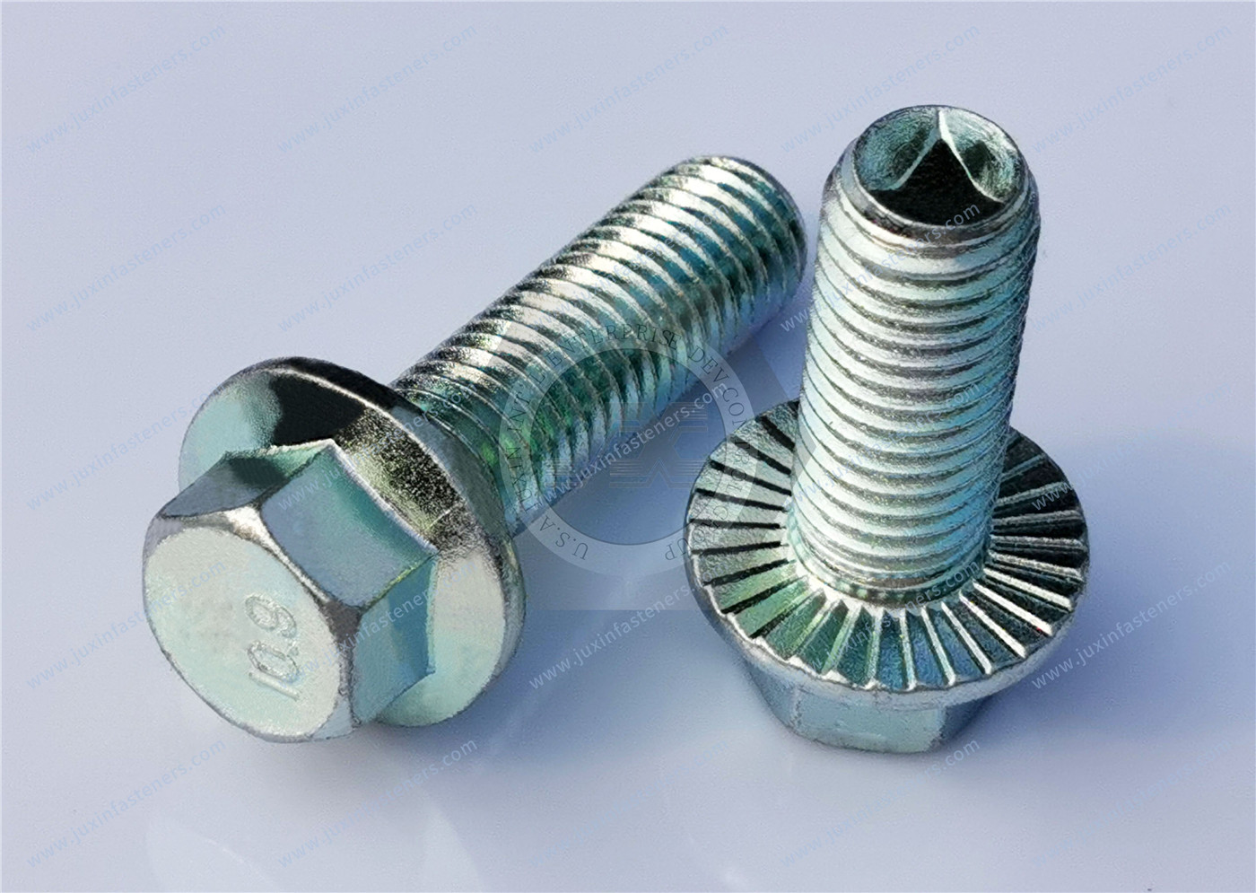 High-Strength Metric Steel Serrated-Flange Hex Head Screws