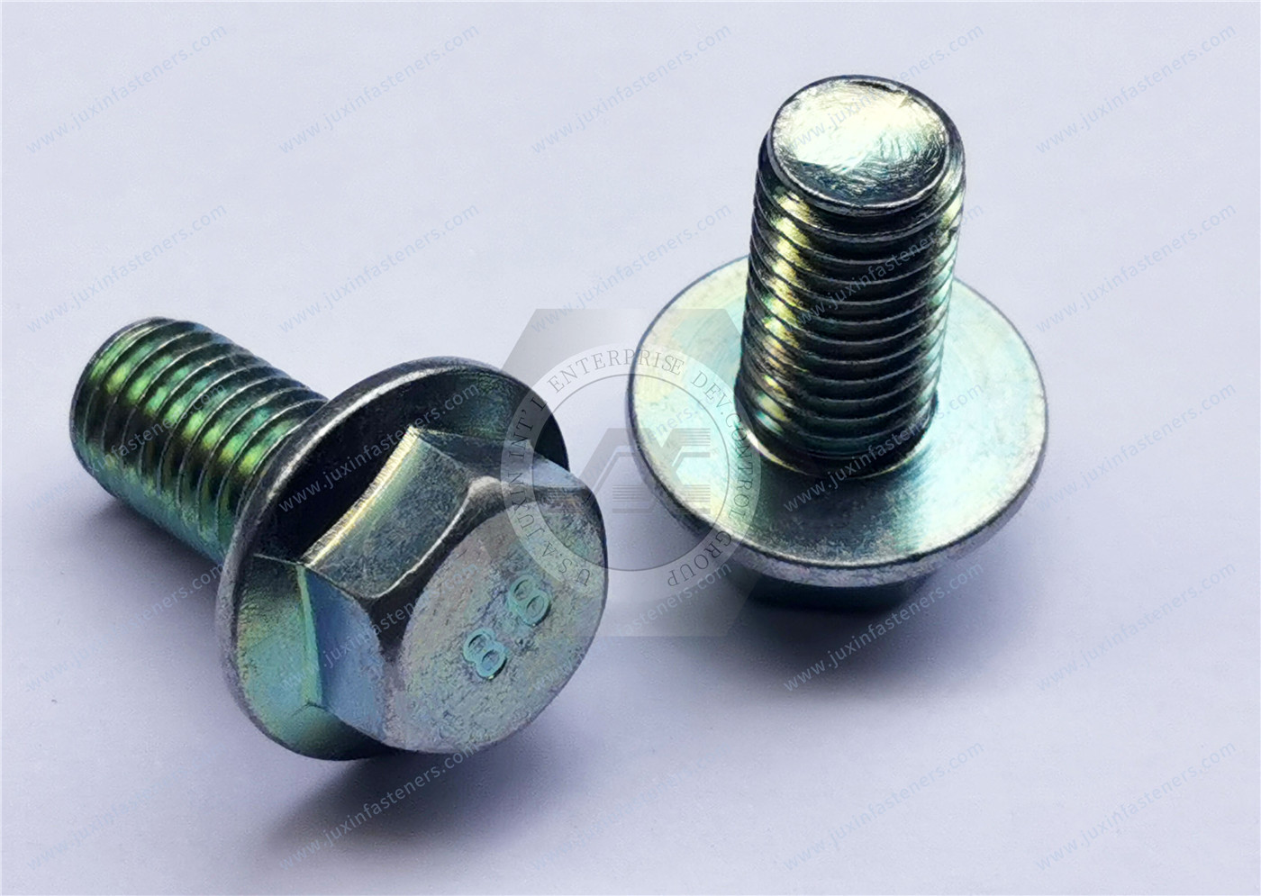 Medium-Strength Metric Class 8.8 Steel Serrated-Flange Hex Head Screw