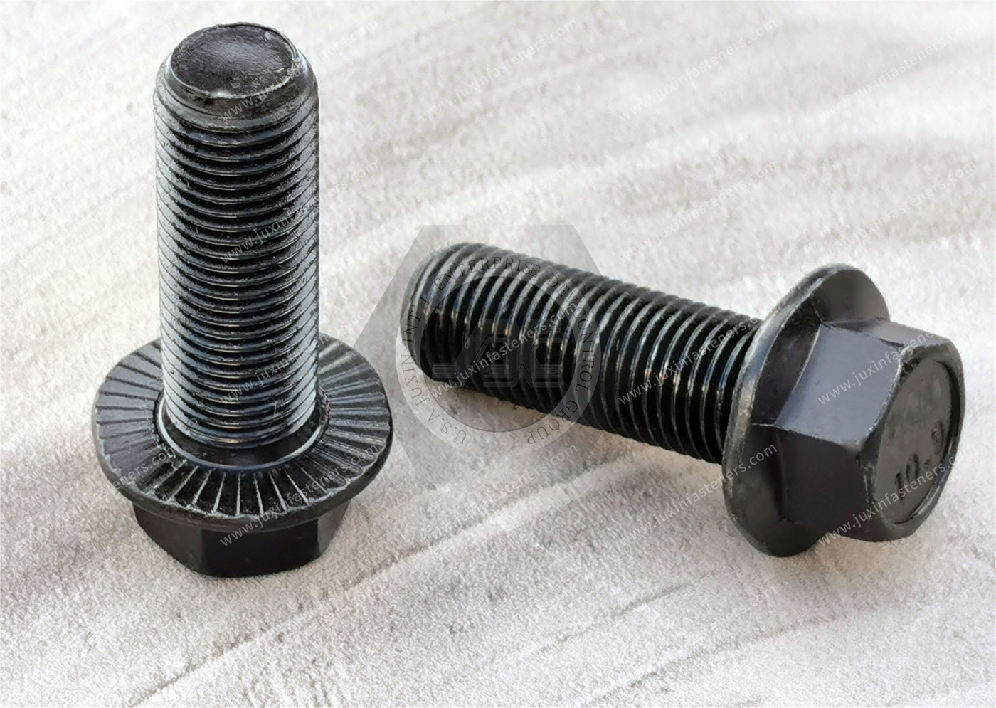 High-Strength Metric Steel Serrated-Flange Hex Head Screws