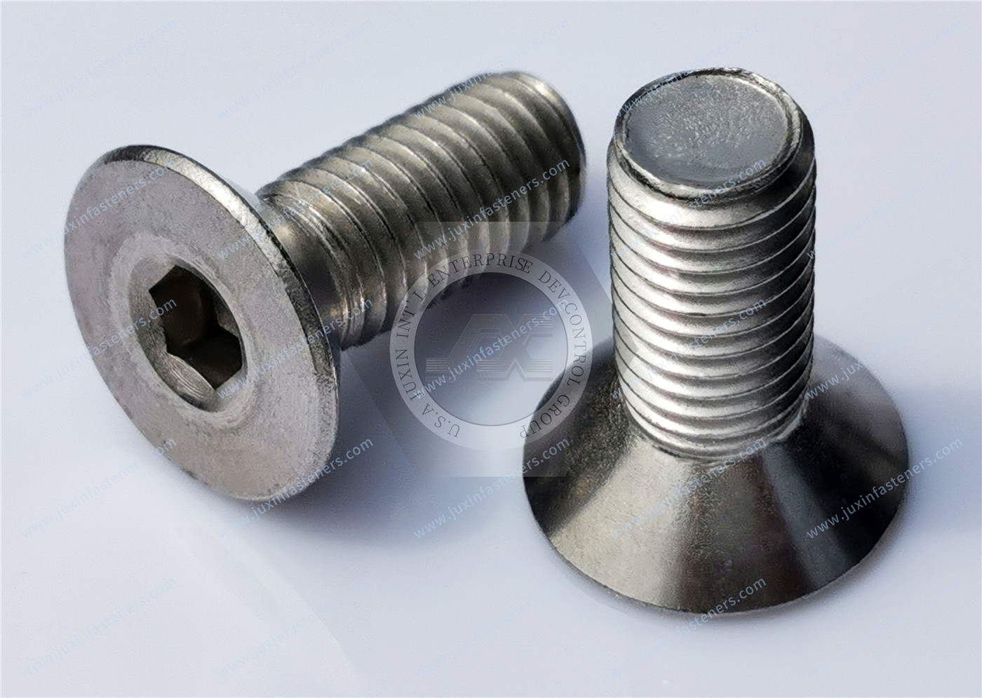 Stainless Steel Hex Drive Flat Head Screws