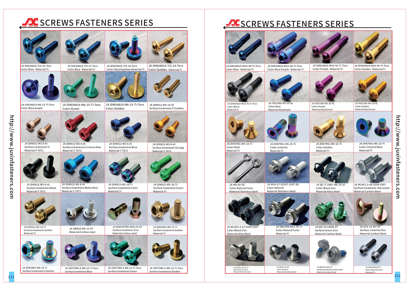 SCREWS FASTENERS SERIES