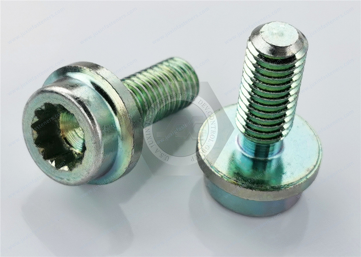 Cheese Head Screws With Flange With 12 Point Socket