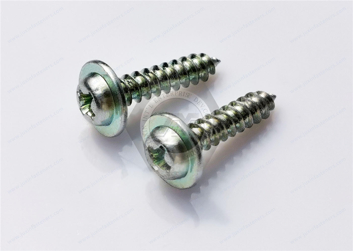 Carbon steel Rounded Head Screws with Washer for Sheet Metal