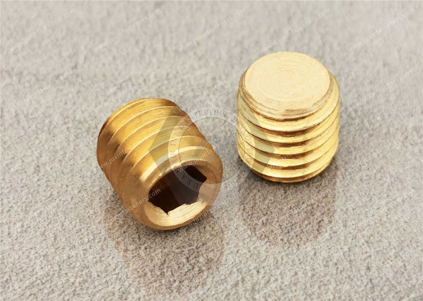 Brass Cup-Point Set Screws