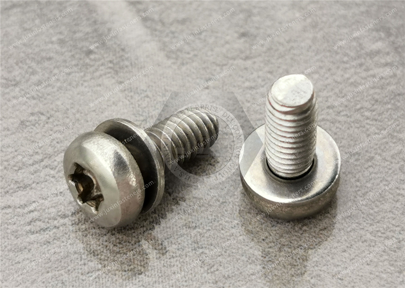 Metric Carbon Steel Pan Head Torx Screws with flat washer