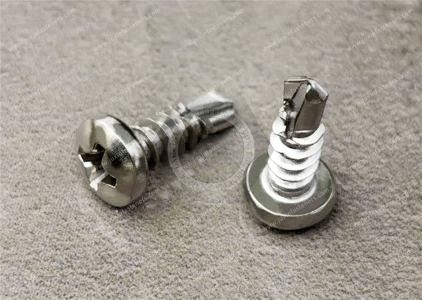 Stainless steel Tamper-Resistant Rounded Phillips pan Head Drilling Screws for Metal