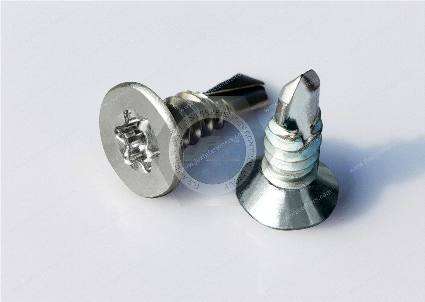 Carbon steel Tamper-Resistant Flat Head Drilling Screws for Metal