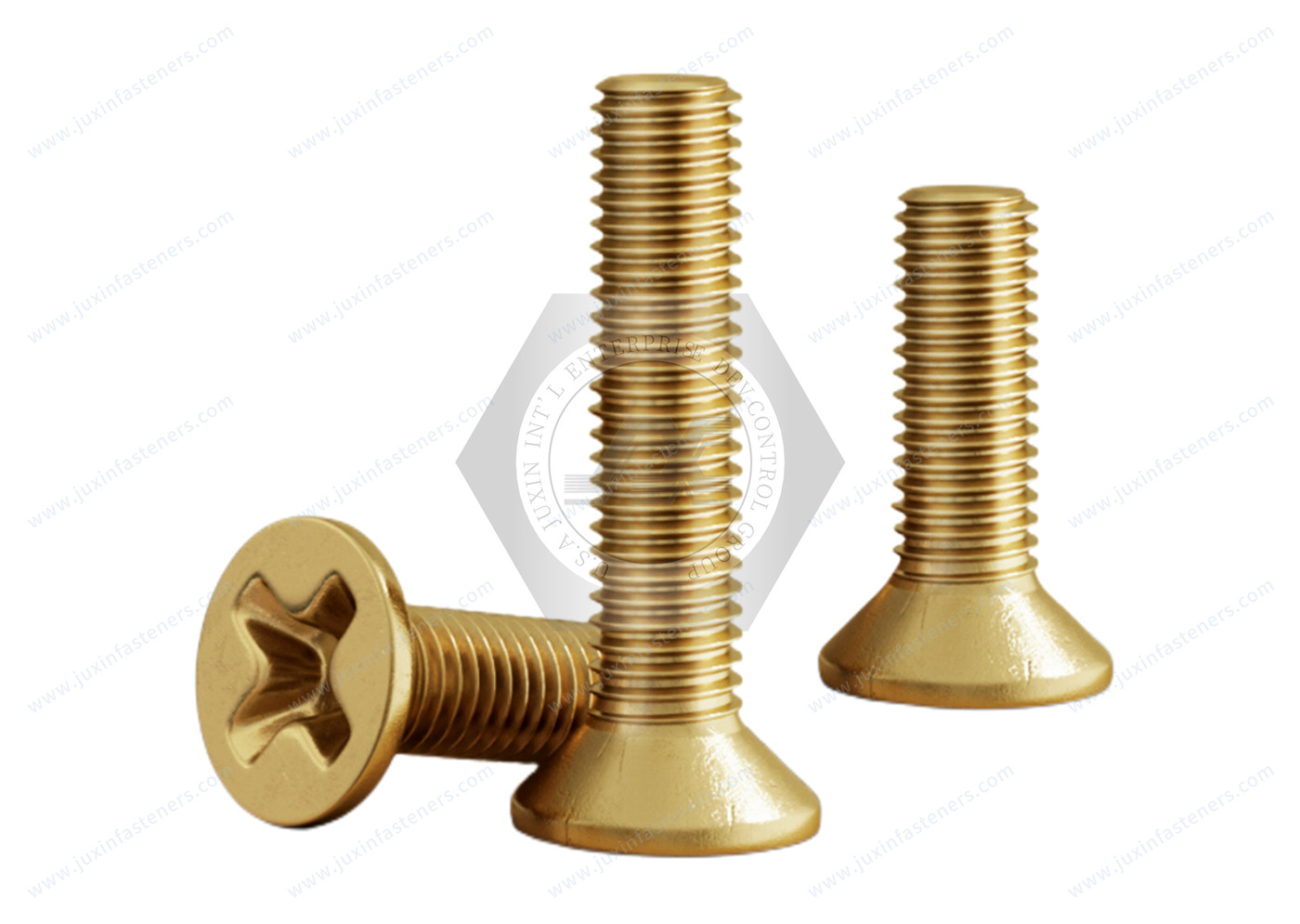 Metric Brass Phillips Flat Head Screws