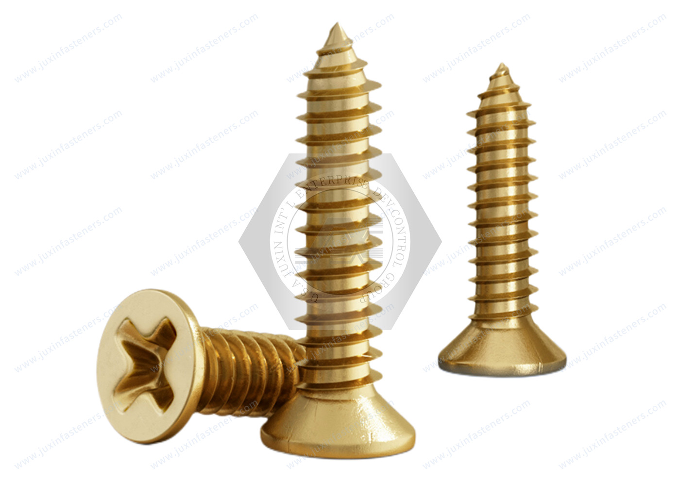 Brass Phillips Flat Head Tapping Screws