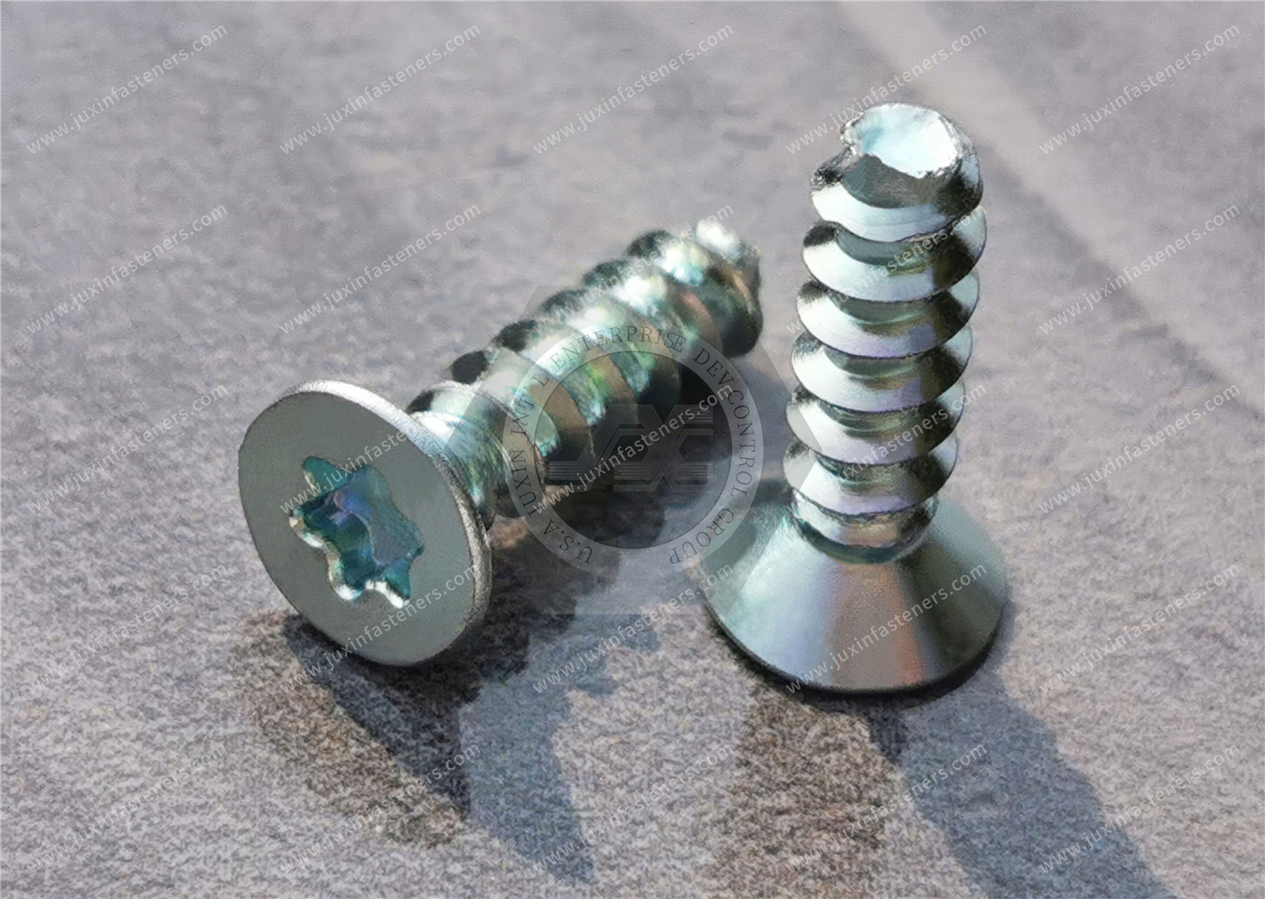 Steel Flat Head Thread-Forming Screws for Plastic F type