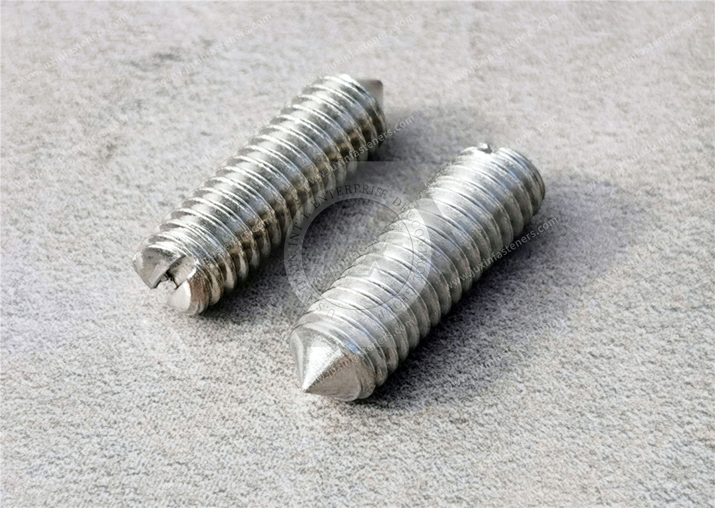 Slotted Set Screws with Cone Point