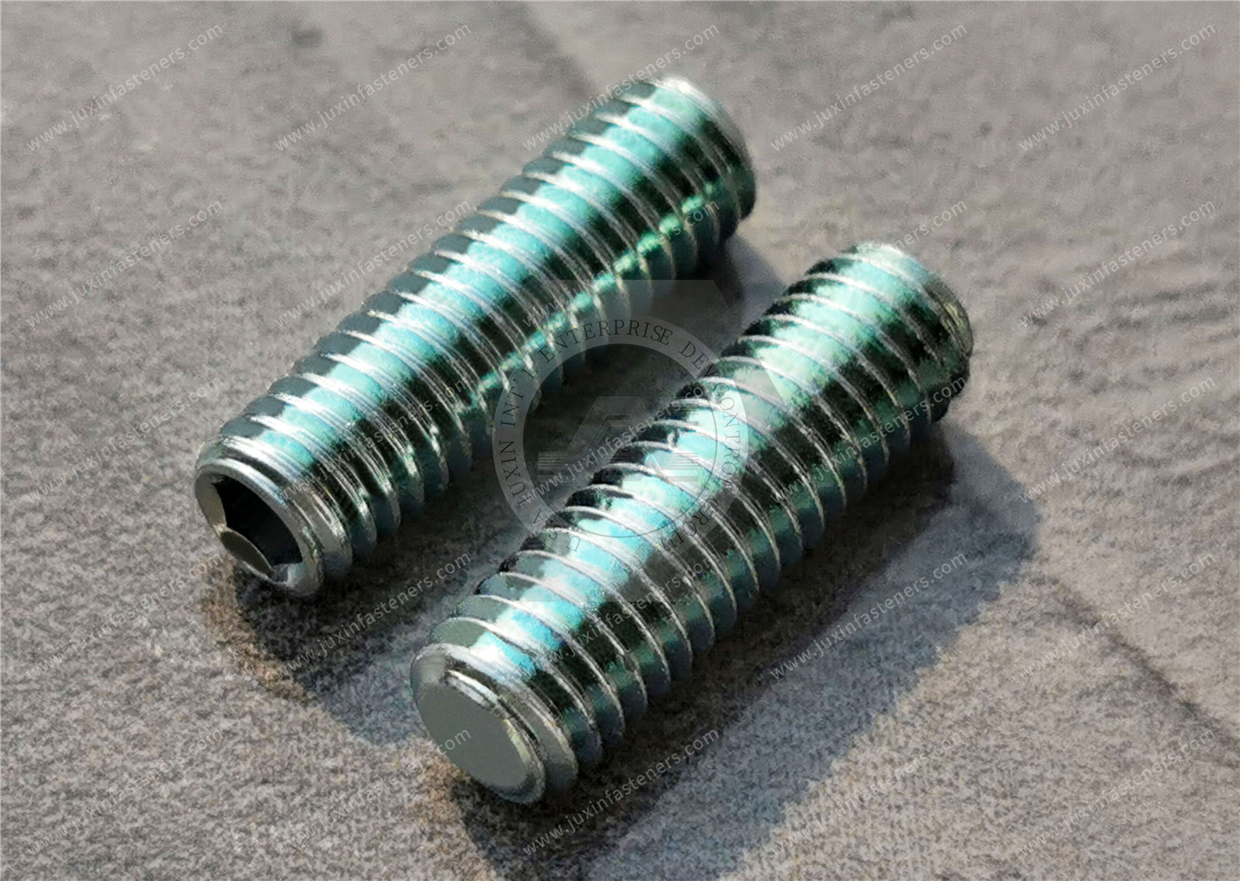 Carbon Steel Hexagon Socket Set Screws with Flat Point